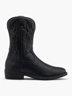 Jongensschoenen|Oxmox Zwarte Cowboy Laars