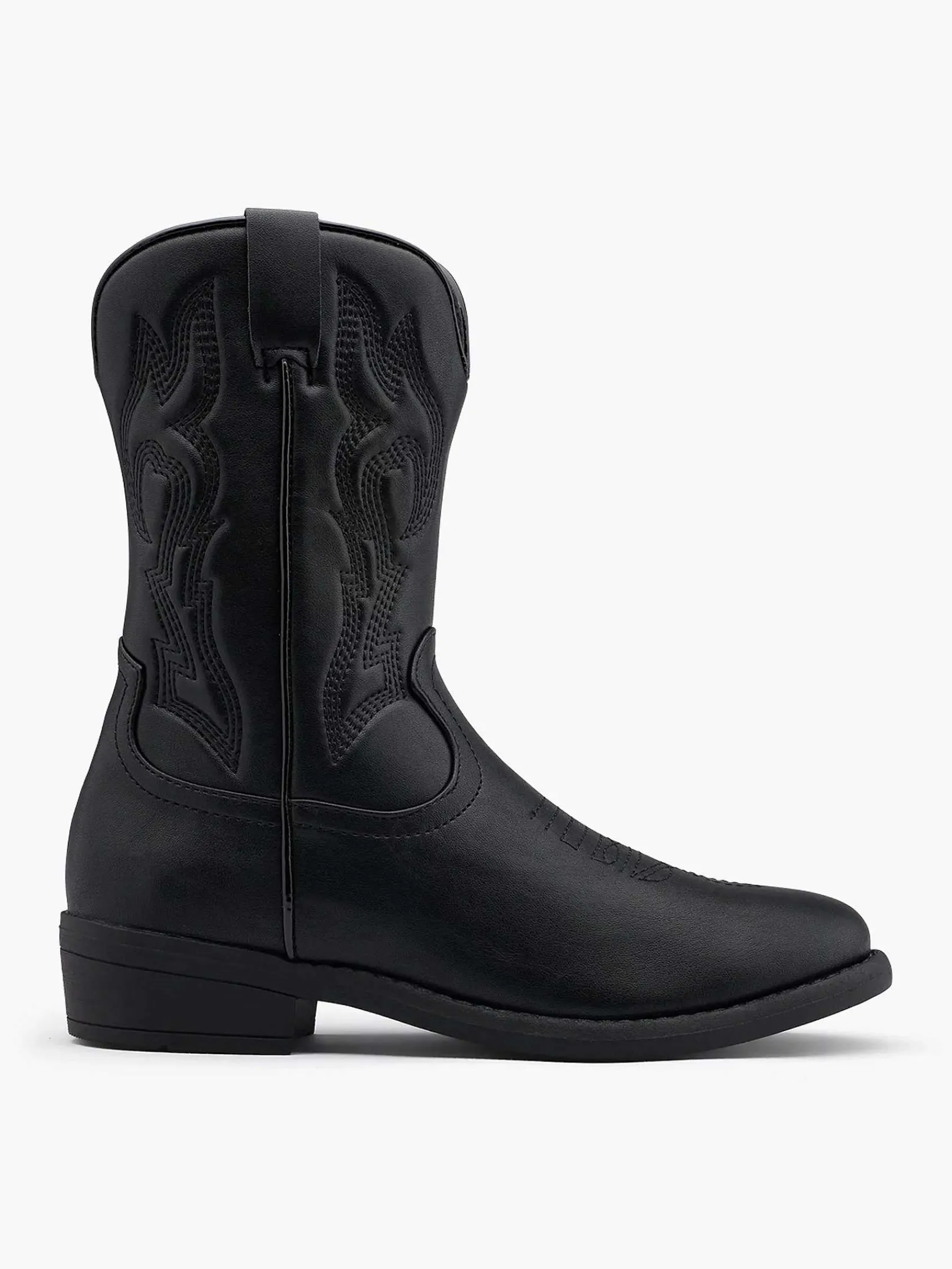 Jongensschoenen|Oxmox Zwarte Cowboy Laars
