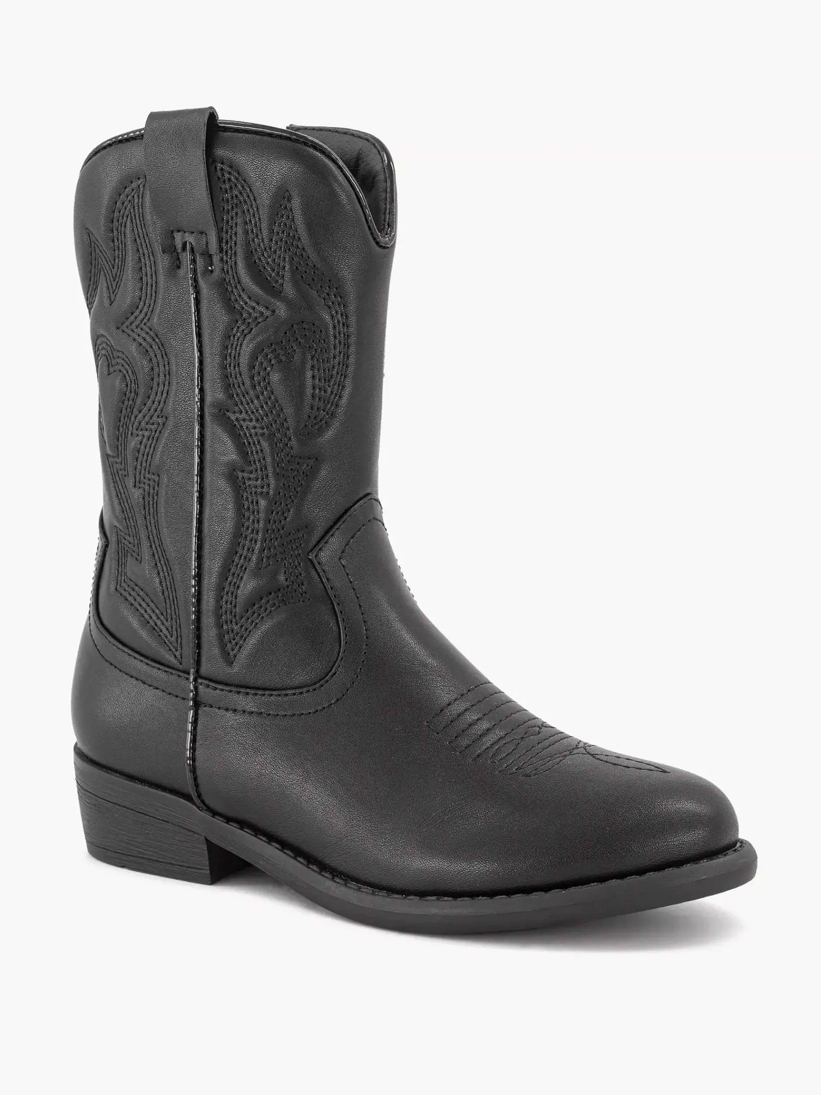 Jongensschoenen|Oxmox Zwarte Cowboy Laars