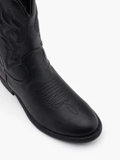 Jongensschoenen|Oxmox Zwarte Cowboy Laars