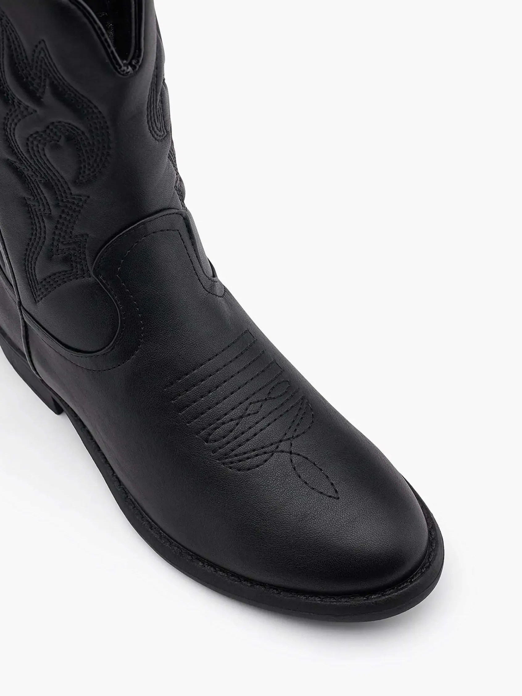 Jongensschoenen|Oxmox Zwarte Cowboy Laars