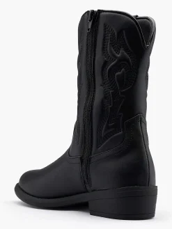Jongensschoenen|Oxmox Zwarte Cowboy Laars