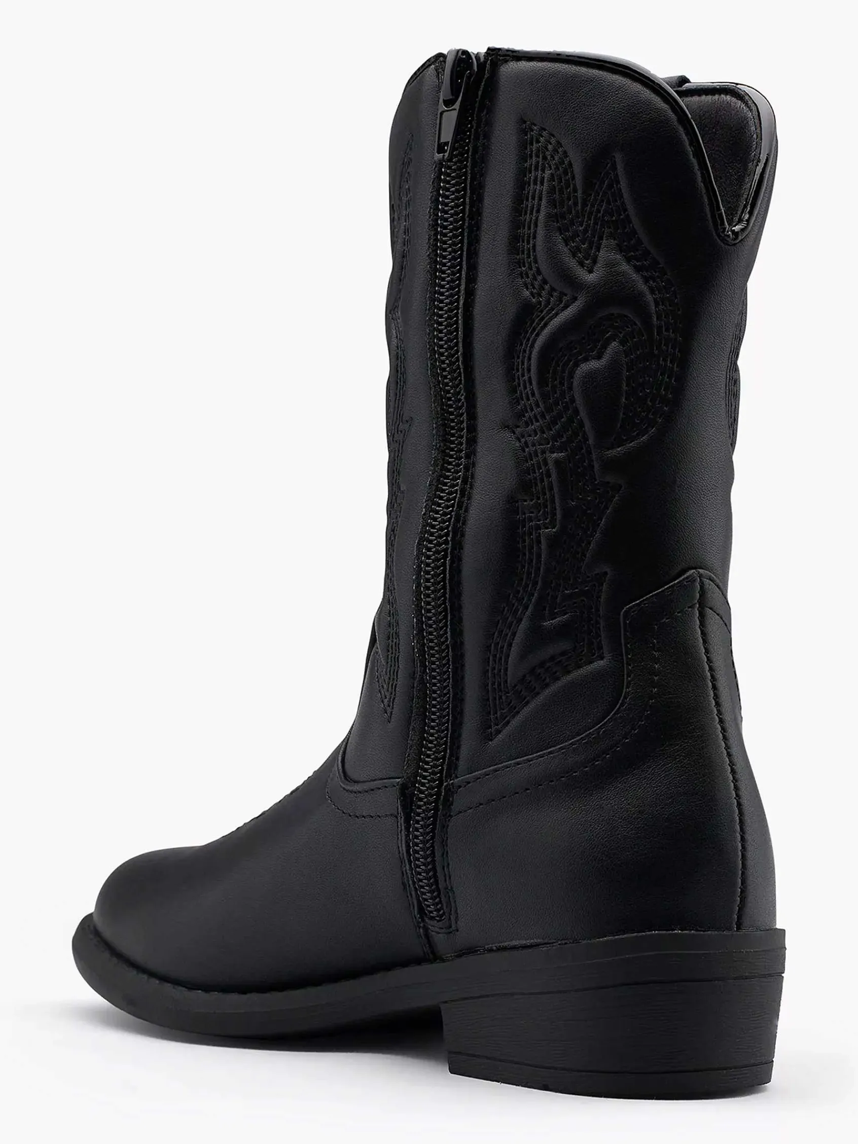 Jongensschoenen|Oxmox Zwarte Cowboy Laars