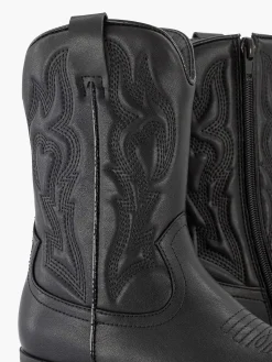 Jongensschoenen|Oxmox Zwarte Cowboy Laars