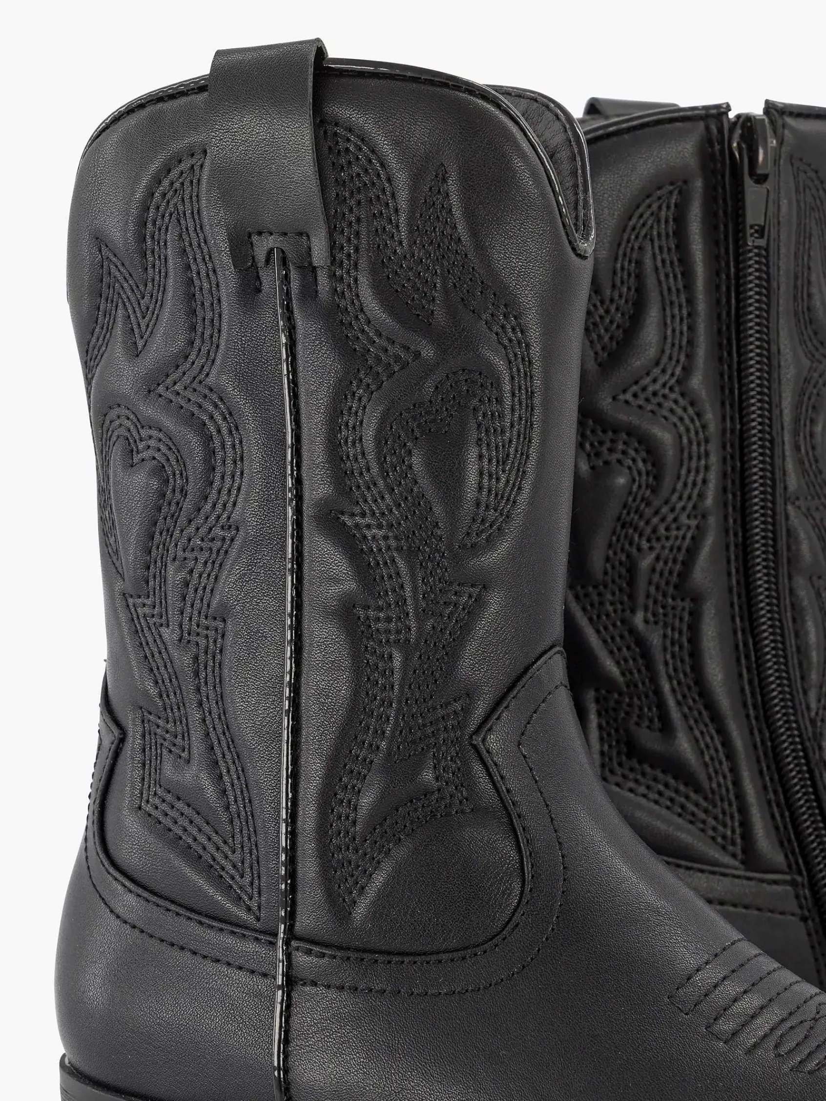 Jongensschoenen|Oxmox Zwarte Cowboy Laars
