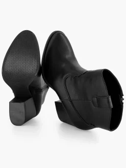 Enkellaarzen & Boots|Graceland Zwarte Cowboy Laars Hak
