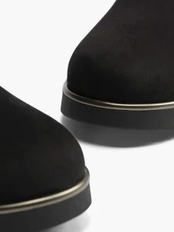 Enkellaarzen & Boots|Esprit Zwarte Enkelboot Gevoerd