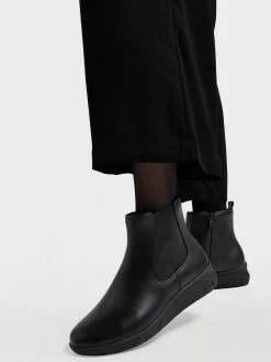 Enkellaarzen & Boots|Easy Street Zwarte Enkellaars
