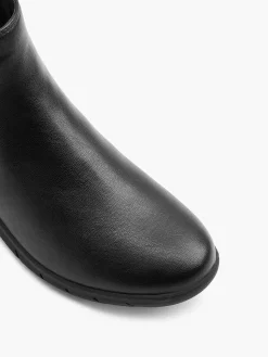 Enkellaarzen & Boots|Easy Street Zwarte Enkellaars