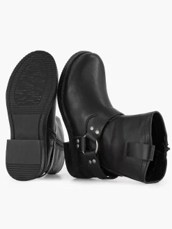 Babyschoenen|Oxmox Zwarte Enkellaars