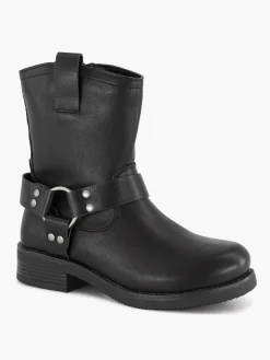Babyschoenen|Oxmox Zwarte Enkellaars