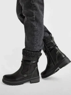 Enkellaarzen & Boots|Easy Street Zwarte Enkellaars
