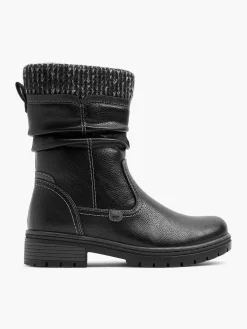 Enkellaarzen & Boots|Easy Street Zwarte Enkellaars