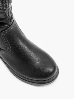 Enkellaarzen & Boots|Easy Street Zwarte Enkellaars