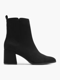 Enkellaarzen & Boots|Graceland Zwarte Enkellaars Hak