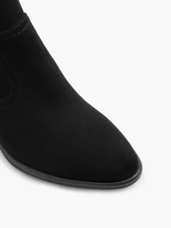 Enkellaarzen & Boots|Graceland Zwarte Enkellaars Hak