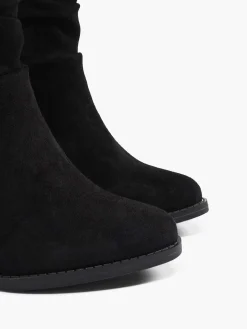 Enkellaarzen & Boots|Graceland Zwarte Enkellaars Hak