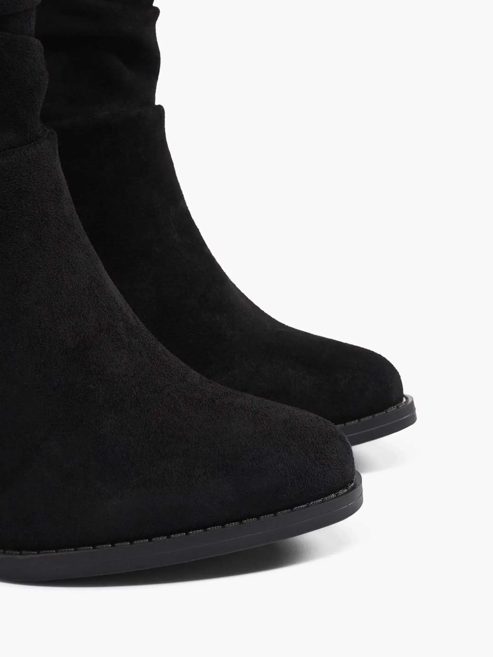 Enkellaarzen & Boots|Graceland Zwarte Enkellaars Hak