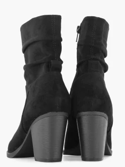 Enkellaarzen & Boots|Graceland Zwarte Enkellaars Hak