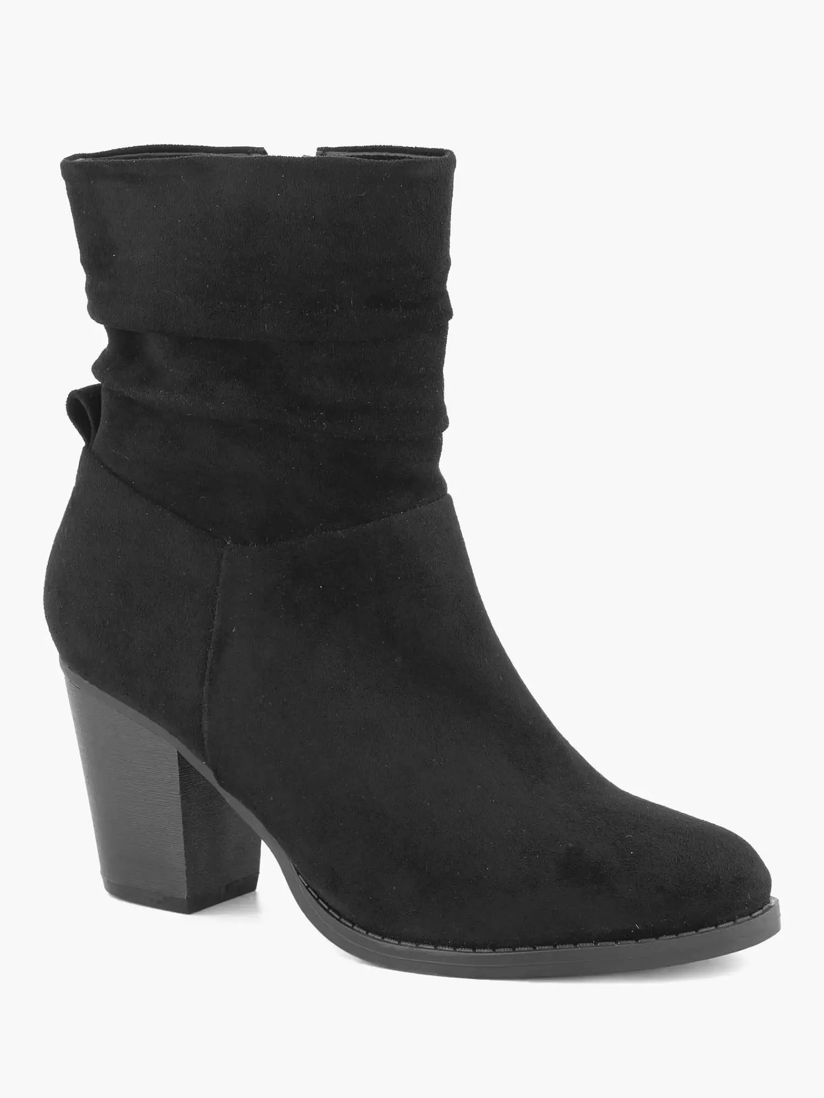 Enkellaarzen & Boots|Graceland Zwarte Enkellaars Hak