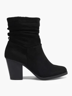 Enkellaarzen & Boots|Graceland Zwarte Enkellaars Hak