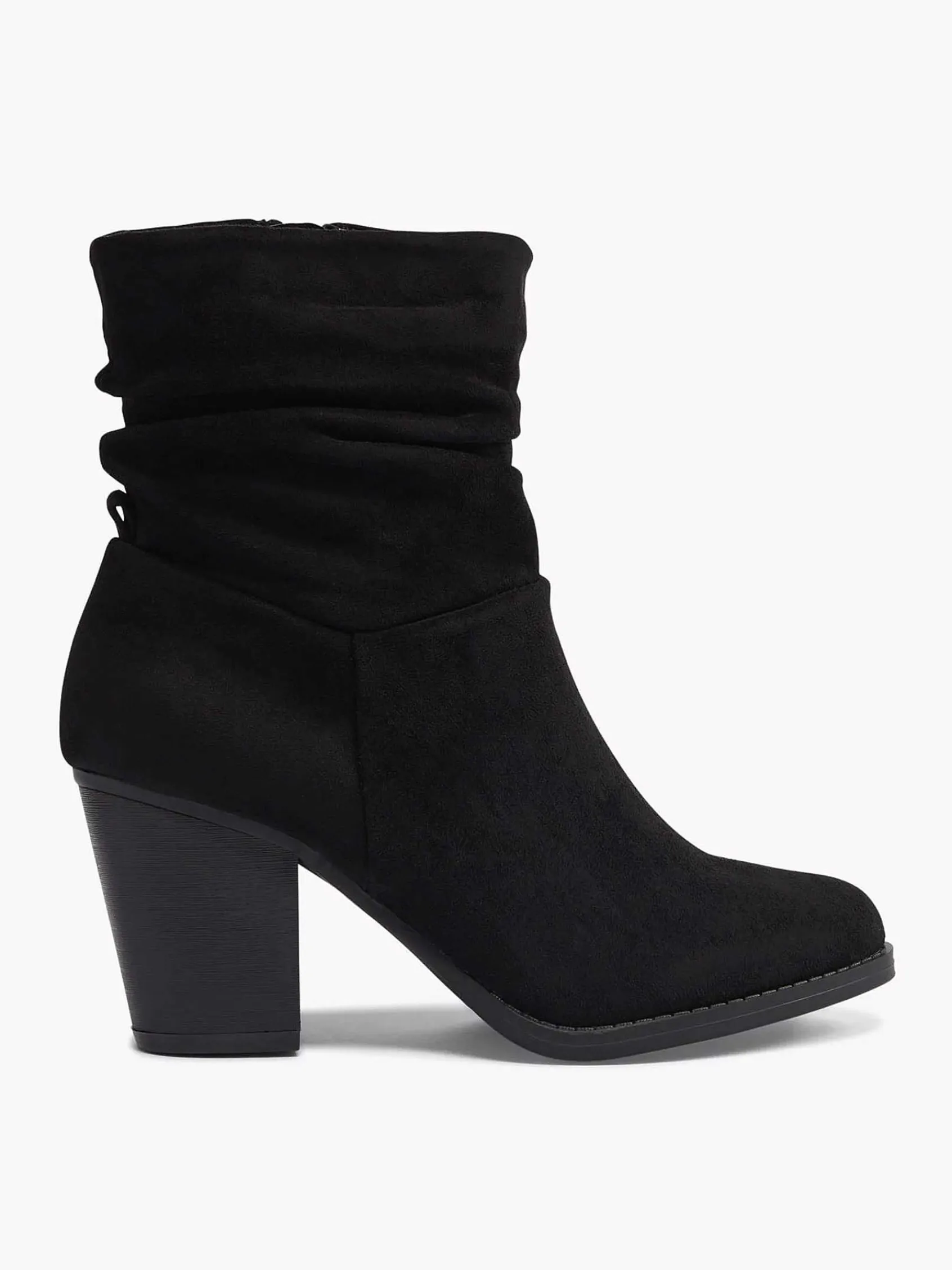 Enkellaarzen & Boots|Graceland Zwarte Enkellaars Hak
