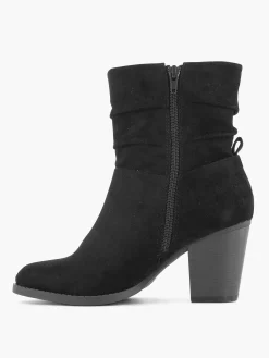 Enkellaarzen & Boots|Graceland Zwarte Enkellaars Hak