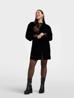 Enkellaarzen & Boots|Oxmox Zwarte Enkellaars Hak Glitters
