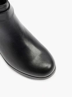 Enkellaarzen & Boots|Graceland Zwarte Enkellaars Siergesp