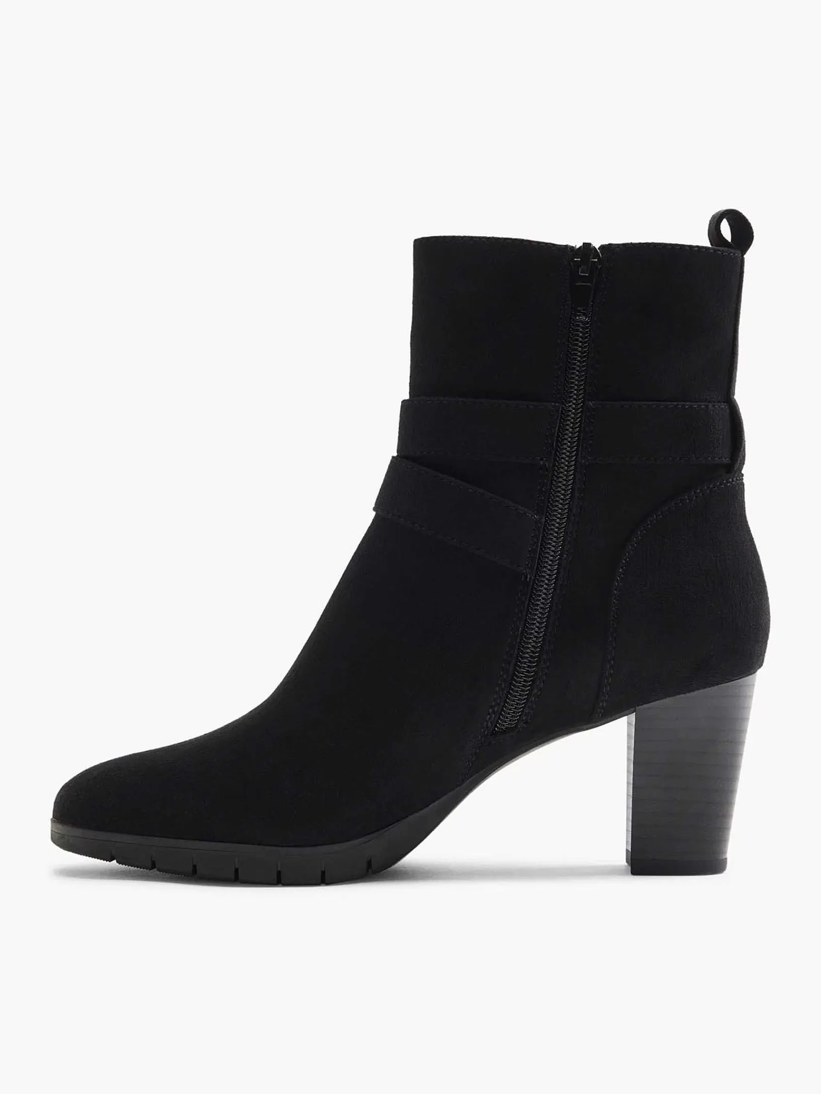 Enkellaarzen & Boots|Graceland Zwarte Enkellaars Sierketting