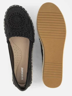 Instappers|Graceland Zwarte Espadrille