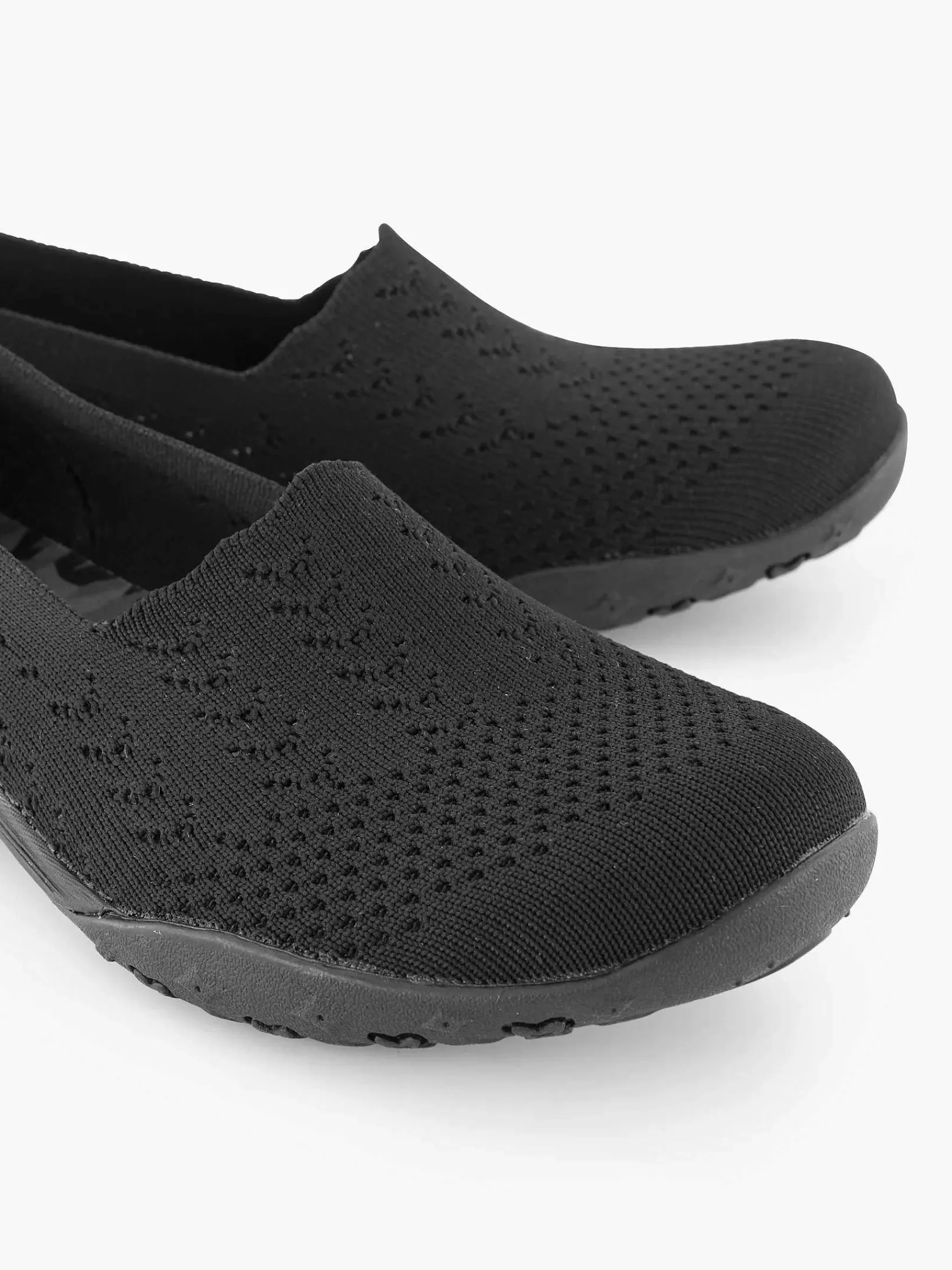 Instappers|Skechers Zwarte Fiftster - Love Starz