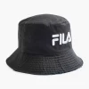 Online Exclusive Accessoires|FILA Zwarte Bucket Hat Mit
