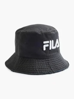 Online Exclusive Accessoires|FILA Zwarte Bucket Hat Mit