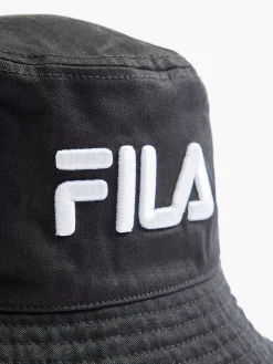 Online Exclusive Accessoires|FILA Zwarte Bucket Hat Mit