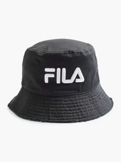 Online Exclusive Accessoires|FILA Zwarte Bucket Hat Mit