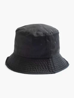Online Exclusive Accessoires|FILA Zwarte Bucket Hat Mit