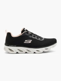 Sneakers|Skechers Zwarte Glide - Lite - Back Slide
