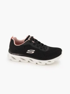 Sneakers|Skechers Zwarte Glide - Lite - Back Slide