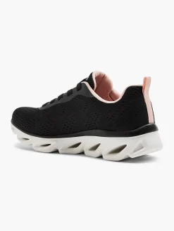 Sneakers|Skechers Zwarte Glide - Lite - Back Slide