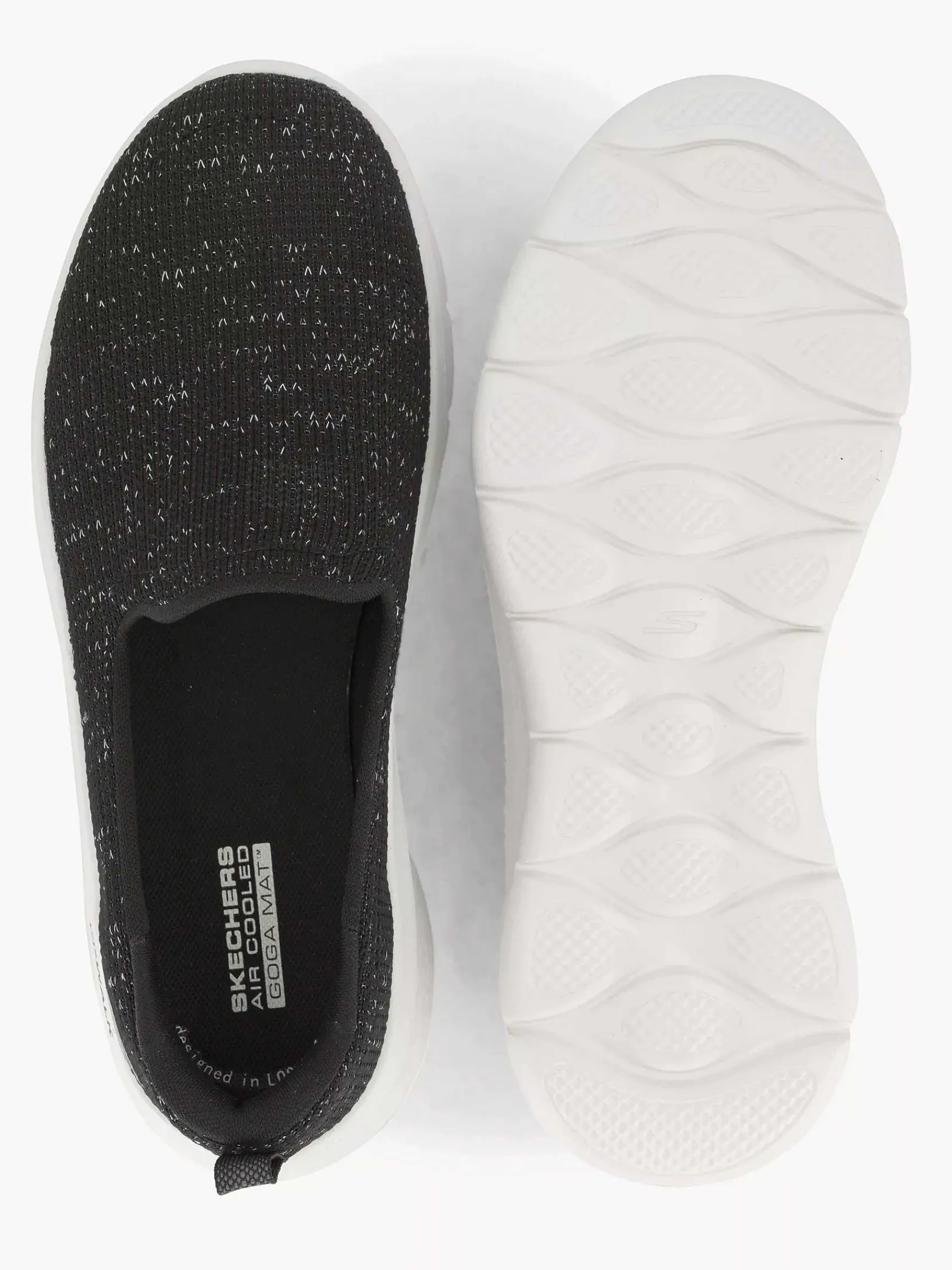 Sneakers|Skechers Zwarte Go Walk Flex - Flashing Stars