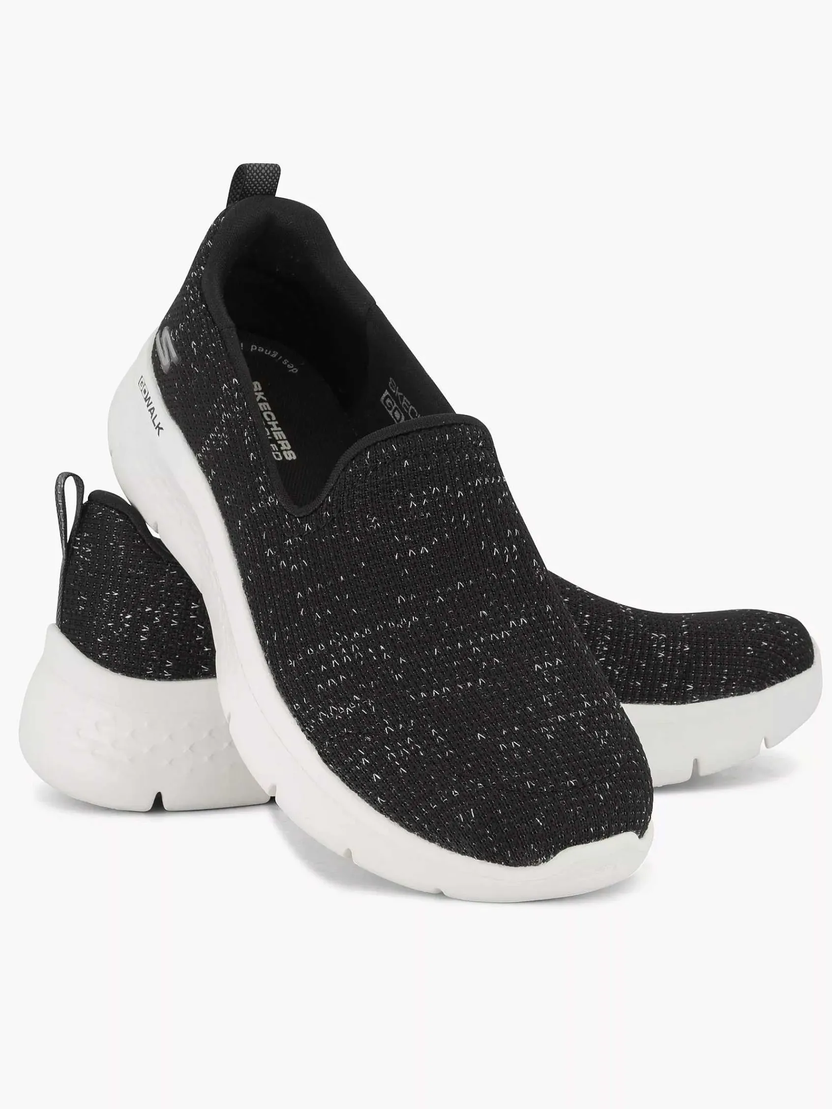 Sneakers|Skechers Zwarte Go Walk Flex - Flashing Stars