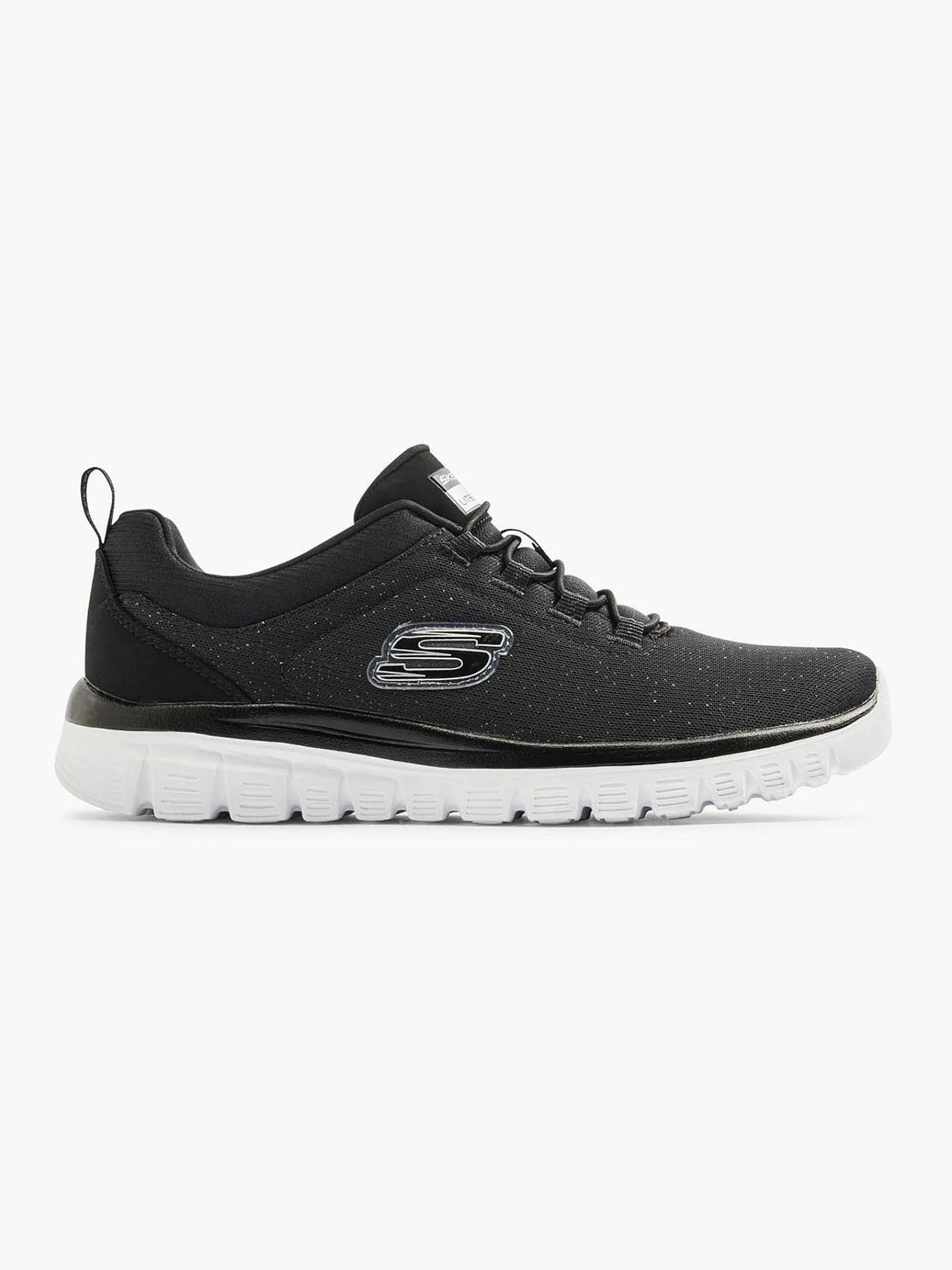 Sneakers|Skechers Zwarte Graceful 2.0 - Sea Sharp