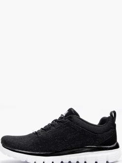 Sneakers|Skechers Zwarte Graceful 2.0 - Sea Sharp