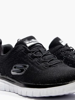 Sneakers|Skechers Zwarte Graceful 2.0 - Sea Sharp