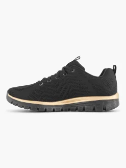 Sneakers|Skechers Zwarte Graceful - Get Connected