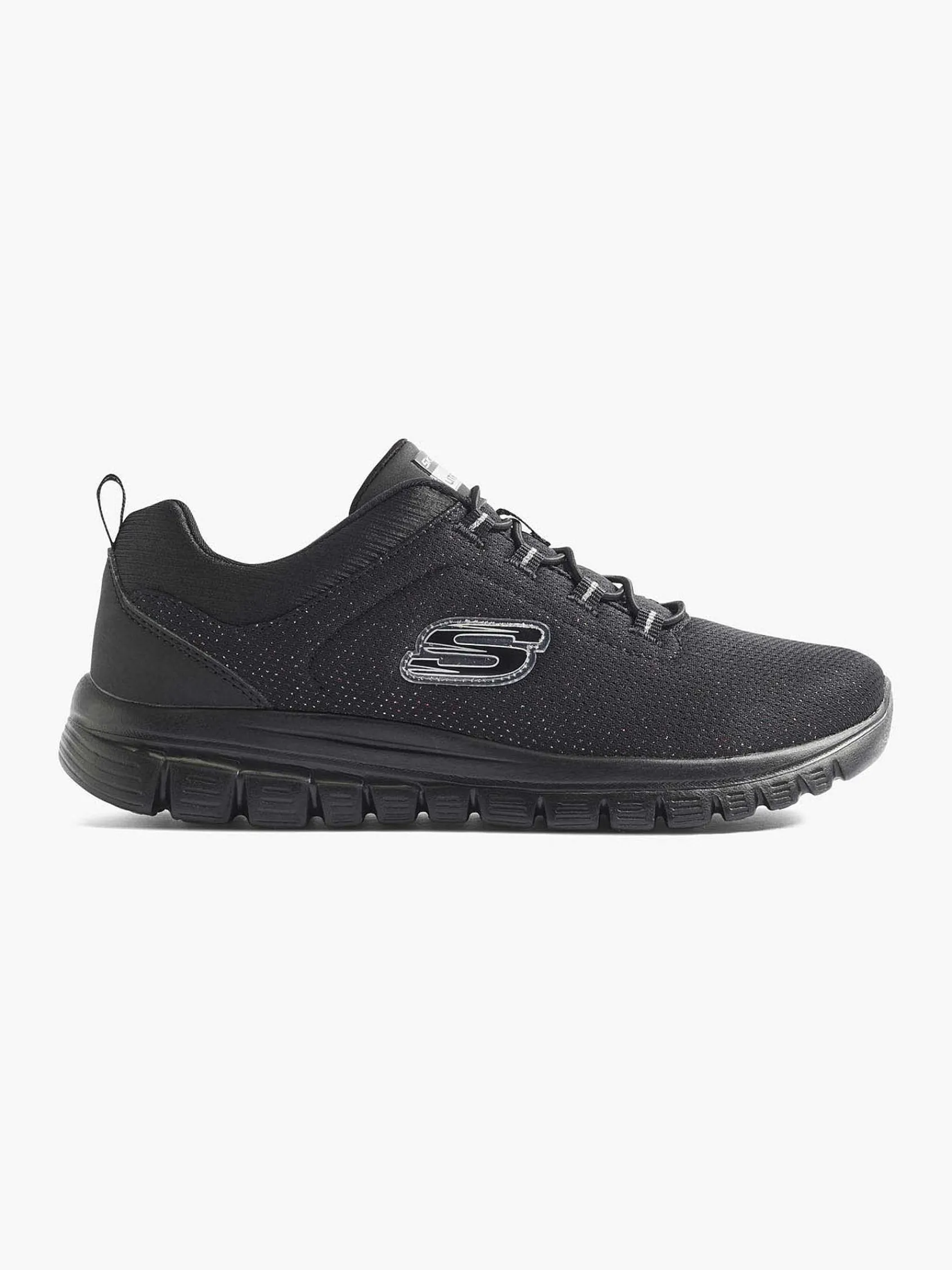 Instappers|Skechers Zwarte Graceful 2.0 Lavishly