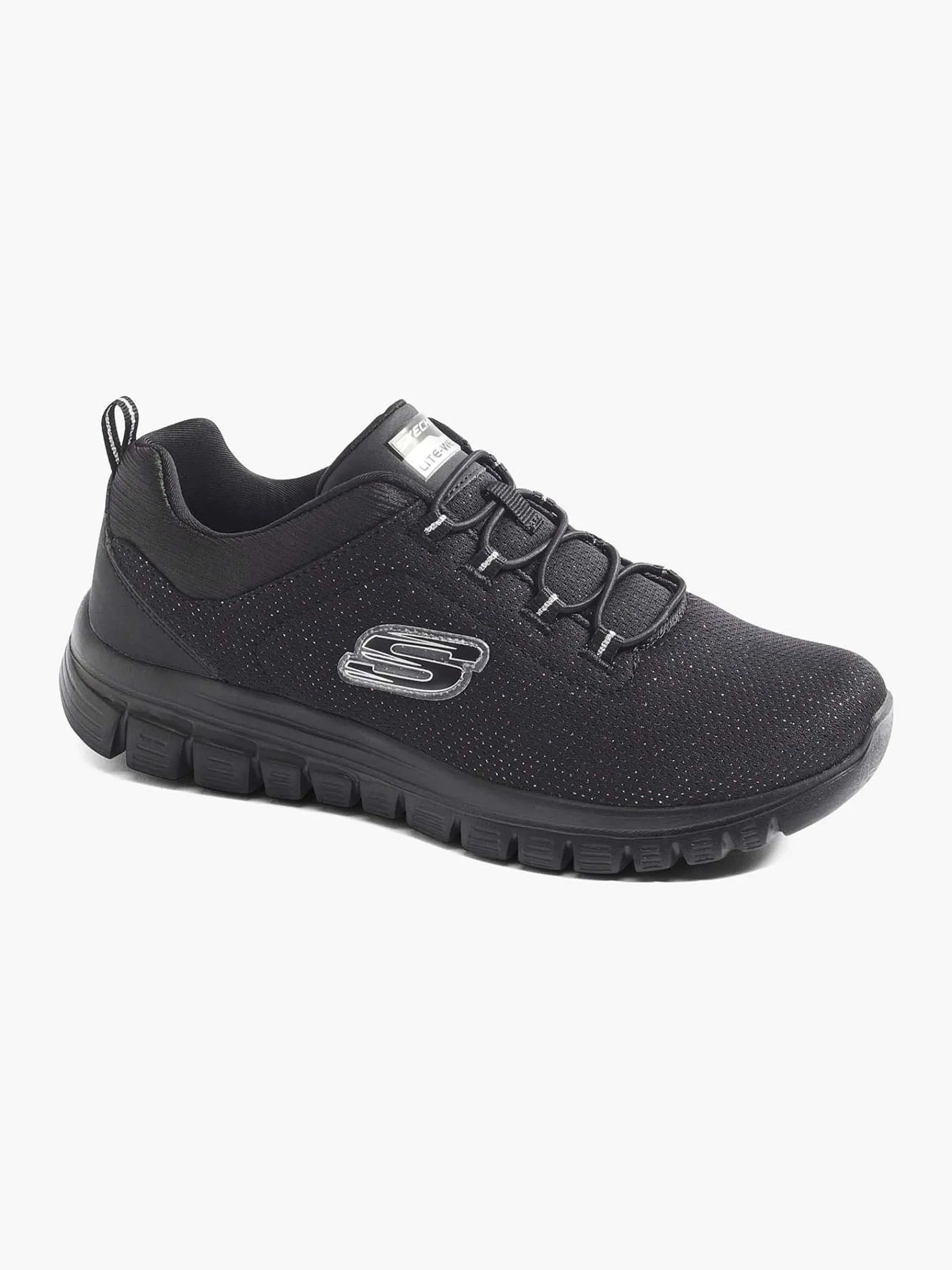 Instappers|Skechers Zwarte Graceful 2.0 Lavishly
