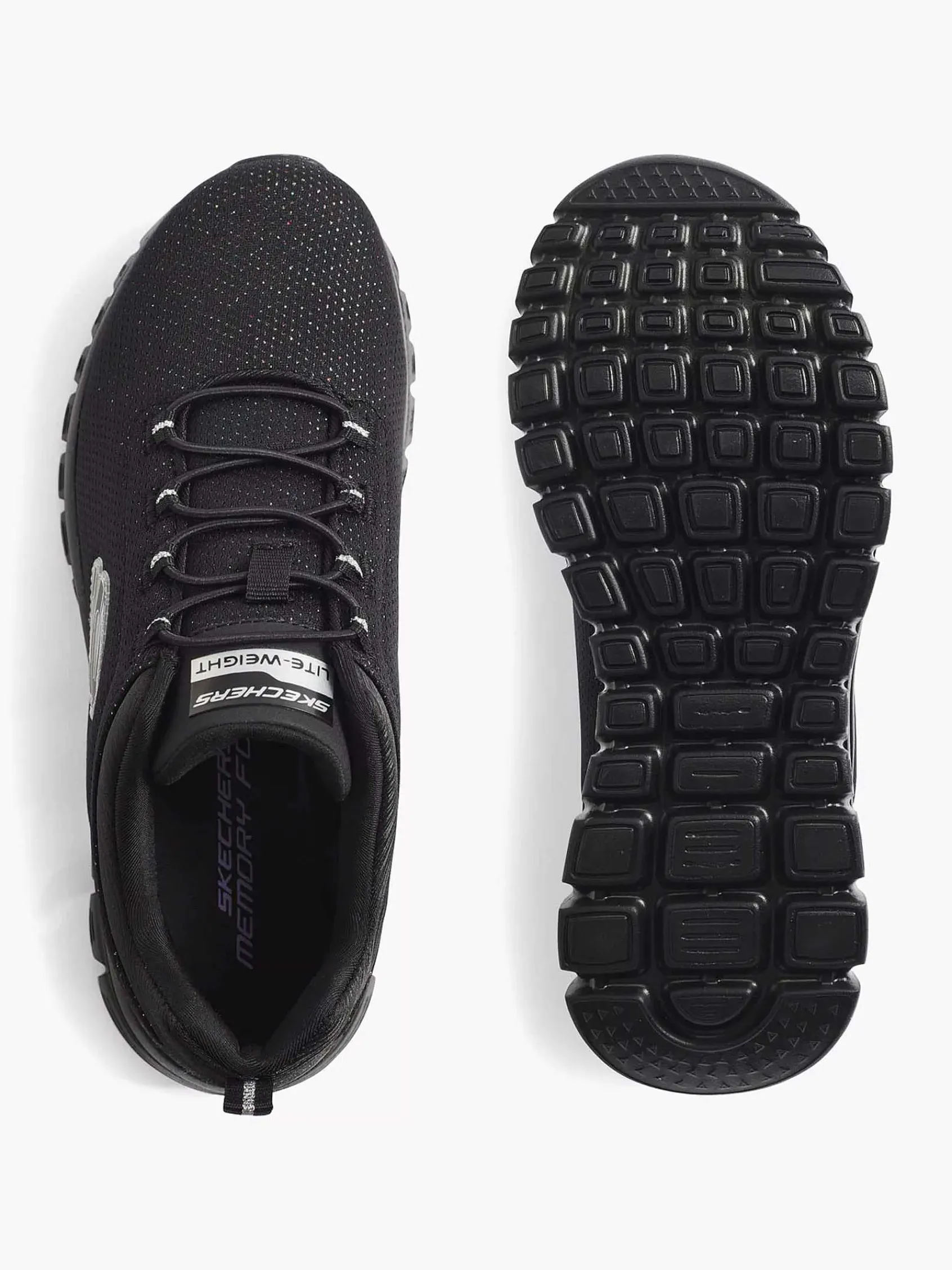 Instappers|Skechers Zwarte Graceful 2.0 Lavishly