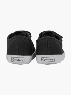 Babyschoenen|Vty Zwarte Gymschoen Klittenband